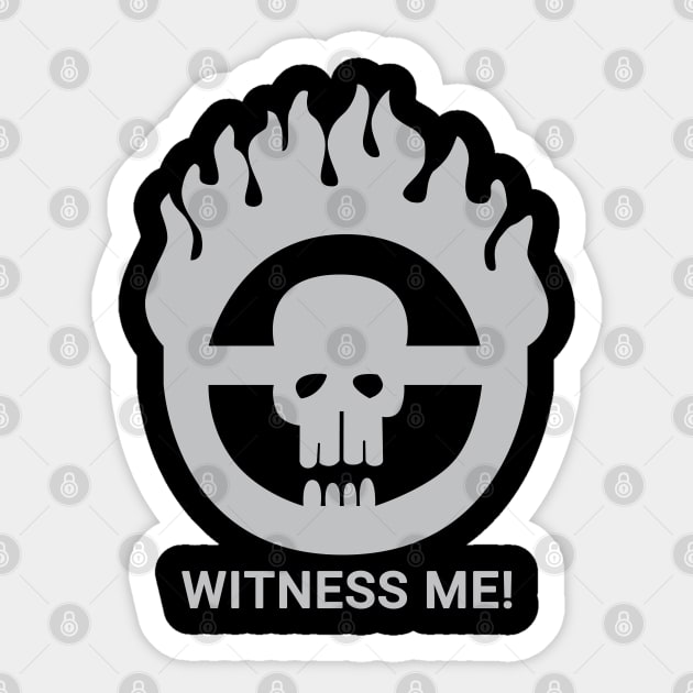 Witness Me! Sticker by HellraiserDesigns